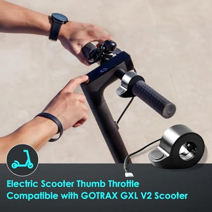 Throttle Accelerator Electric Scooter Thumb Throttle Replacement Compatible with GOTRAX GXL V2 Scooter Finger Thumb Speed Throttle Replacement Accessories