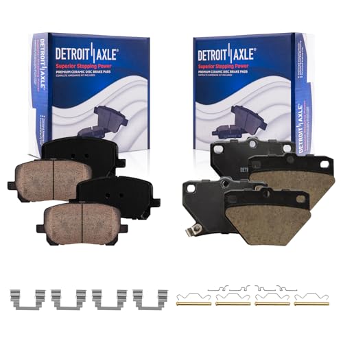 Detroit Axle - Brake Pads for 2005-2006 Toyota Corolla 2003-2007 Matrix - size: 4P2200154/Kit