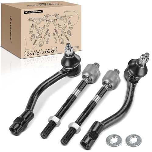 A-Premium Front Inner Outer Tie Rod End Kit, Compatible with Hyundai & Kia