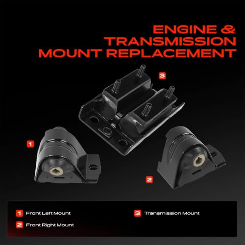 A-Premium Engine Motor Mount and Transmission Mount Kit, Set of 3