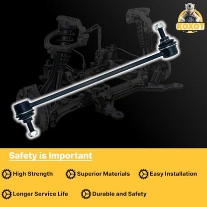 K80235 2Pcs Front Sway Bar Link Fit for 2004-2009 Mazda 3, 2009 Mazda 3 Sport, 2006-2010 Mazda 5 2012-2014 Mazda 5, Fit for BMW 2000-2003 Z8, 1995-2001 740iL/750iL, 1995 740i, 1997-2001 740i - size: K80235 X2