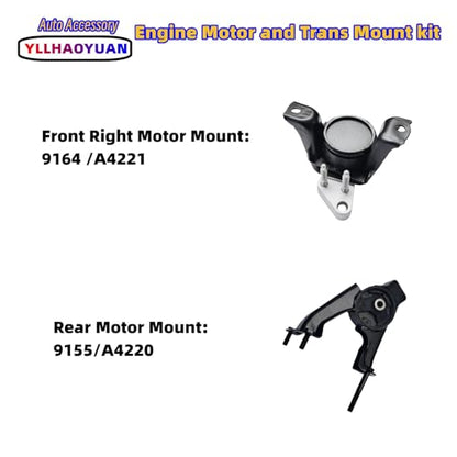 Yllhaoyuan Engine Mount Kit for 2003-2008 Corolla 1.8L - size: 2003-2008 Corolla 1.8L
