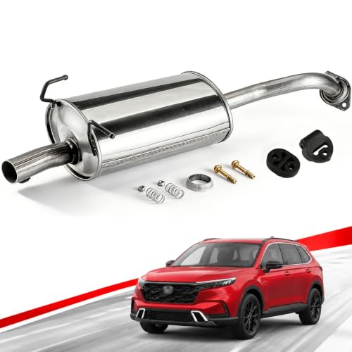 54911 Stainless Steel Rear Exhaust Muffler for 2012-2014 Honda CR-V CRV4 - size: 2012-2014 Honda CR-V