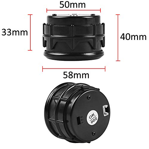ESUPPORT Car 2" 52mm Digital Oil Temp Gauge Temperature Meter Fahrenheit - color: Oil Temp F Gauge
