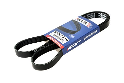 MOCA 5PK1310 EPDM Serpentine Belt Fits for Mazda RX-7 1.3L & 02-03 for Mitsubishi Lancer 2.0L & for Mirage 1.8L - size: 5PK1310