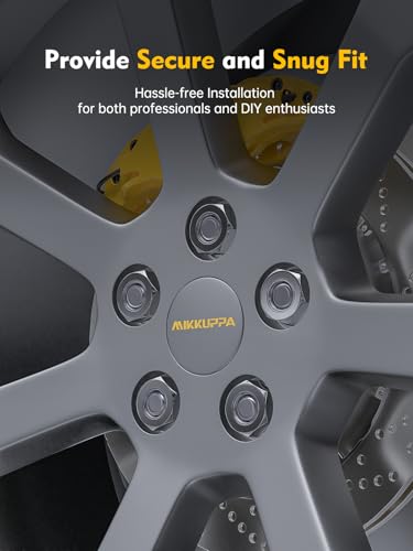 MIKKUPPA 9/16-18 Open End Lug Nuts, Chrome 32PCS Tire Lug Nut Set - color: Chrome, size: 9/16-18 - 32 PCS