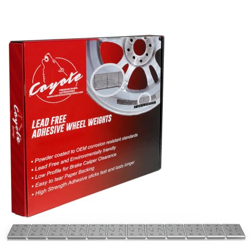 Wheel Accessories Parts 1/4 Oz. 0.25 Oz. Grey Low Profile Stick-On Adhesive EasyPeel Tape Wheel Balancing Weights 5 kgs 11 lb Roll US Made Tape 715 Pcs per Roll - size: 1/4 Oz Segment, style: 715 Pieces