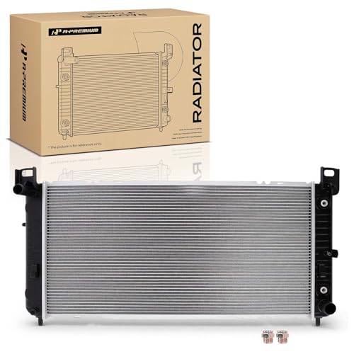 A-Premium 34" Engine Coolant Radiator Compatible with Chevy W/TOC, W/O EOC - style: Without Engine Oil Cooler