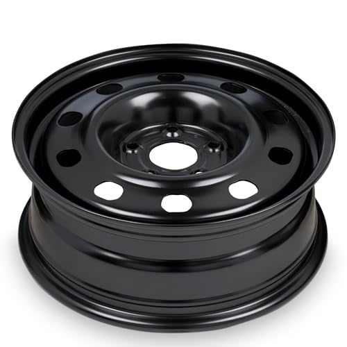 17 x 7.5 in Steel Wheel Rim 5 Lug 108mm 52.5mm Offset 63.4mm CB| Powder-Coated Black finish Fits Ford Focus 2013-2018 | New OEM Replacement | CJ5Z1015A - size: 17x7.5 inch Wheel