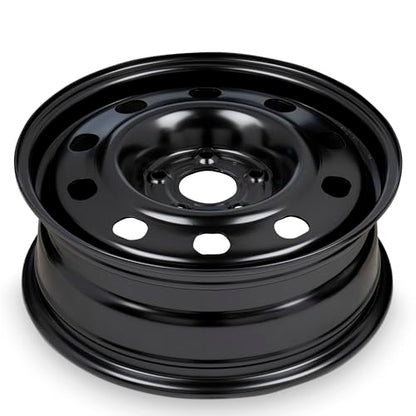 17 x 7.5 in Steel Wheel Rim 5 Lug 108mm 52.5mm Offset 63.4mm CB| Powder-Coated Black finish Fits Ford Focus 2013-2018 | New OEM Replacement | CJ5Z1015A - size: 17x7.5 inch Wheel
