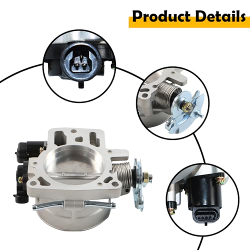 12575531 2171571 89017227 12580793 Throttle Body Compatible with Chevy Express 1500 2500 3500 2003-2006 Compatible with GMC Savana 2500 2003-2005