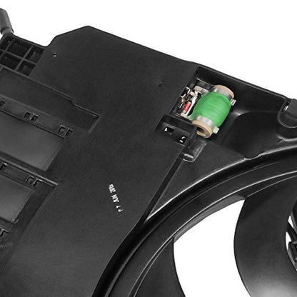 Auto Dynasty MC3115101 OE Style Radiator Cooling Fan Shroud Assembly Compatible with Mini Cooper 02-03