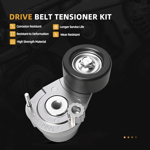Serpentine Drive Belt Tensioner Kit for Chevrolet Sonic L4 1.8L 2013-2018 - size: 2013-2018 for Cruze/Sonic