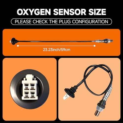 Downstream O2 Sensor Set | Direct Replacement for OE #234-4233 Compatible with Pontiac, for Toyota | Direct-Fit Downstream Sensor for 2003-2008 Models - size: 234-4233