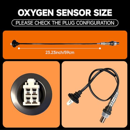 Downstream O2 Sensor Set | Direct Replacement for OE #234-4233 Compatible with Pontiac, for Toyota | Direct-Fit Downstream Sensor for 2003-2008 Models - size: 234-4233