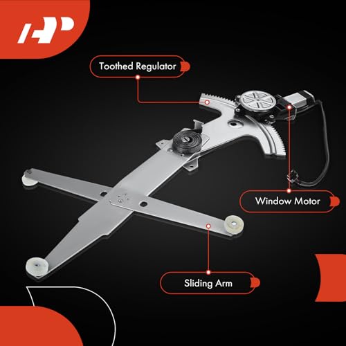A-Premium Front Driver Side Power Window Regulator with Motor (2-Pin) - style: Front Driver (LH)