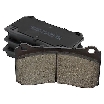TRQ Front Ceramic Brake Pad Set Includes Contact Point Grease - style: BFA11069