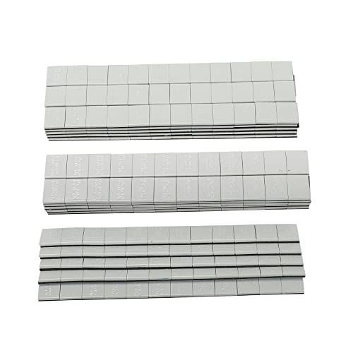 Stick-on Adhesive Wheel Weights, 1/4 oz (0.25 oz) 360pc Gray - color: Grey, size: 1/4 oz - 360pcs