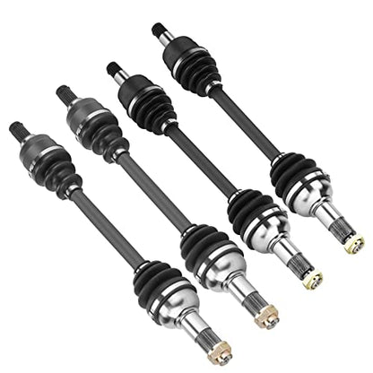 Front Rear Left/Right CV Axle Drive Shaft for Yamaha Grizzly 700 2007-2013, Grizzly 550 2009-2014, Kodiak 700 2016-2025, 2 Front & 2 Rear CV AXLE Full Set - size: Full Set