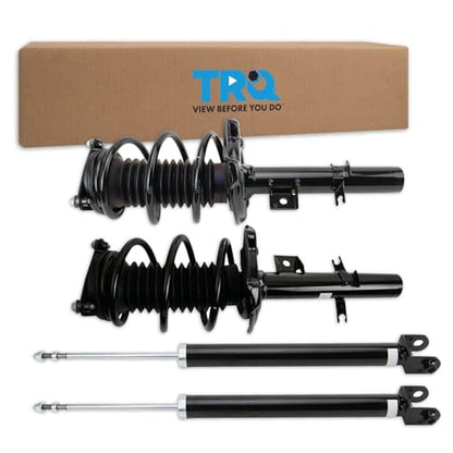 TRQ Front and Rear Complete Strut Assembly & Shock Absorber Kit Complete - style: SKA28000