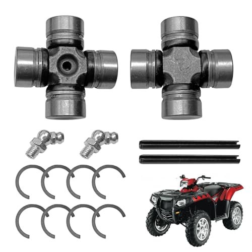 Pleoos Front Prop Shaft U-Joint Front Driveshaft Compatible with Polaris RZR Ranger Sportsman General 1000 800 900 700 570 500 OEM# 2202015 3235616 2203703 3260104 3235500