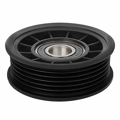 IRONTEK 38009 Belt Tensioner Idler Pulley fit for Cadillac 2003 CTS Escalade, for Chevrolet (2004 Express 1500/1999-2013 Silverado 1500), for Ford (2000 E-150 Econoline/ 1993-1997 Ranger) #12563083 - size: 38009