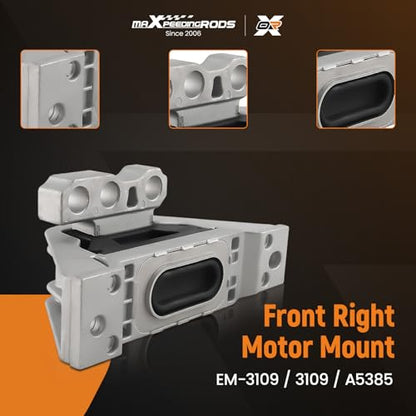 maXpeedingrods 4PCS Engine and Transmission Mount Kit for Chevy Cobalt HHR - style: EM-3109