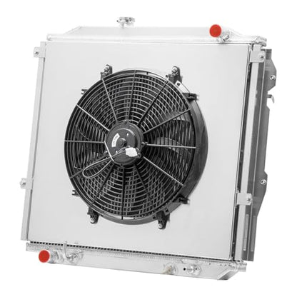 Automotive Replacement Engine Radiators 2 Row Radiator Shroud Fan For Toyota 4Runner SR5 Base 2.7L L4 3.4L V6 1996-2002 Aluminum Radiator Fan - size: 2 Row Radiator+Shroud Fan