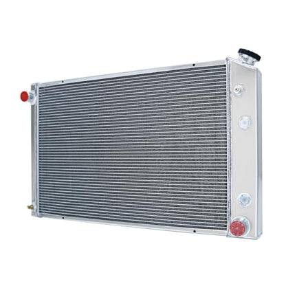 4 Row Aluminum Radiator Shroud Dual 12" Fan Relay Kit for 1973-1987 Chevy C10 C20 C30 K10 K20 GMC C1500 High Performance Racing Spec Dual Fan Relay Kit TOC