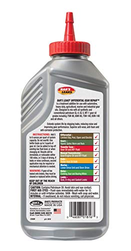 Bar's Leaks Axle and Differential Gear Repair, 16.9 Oz - size: Pack of 1