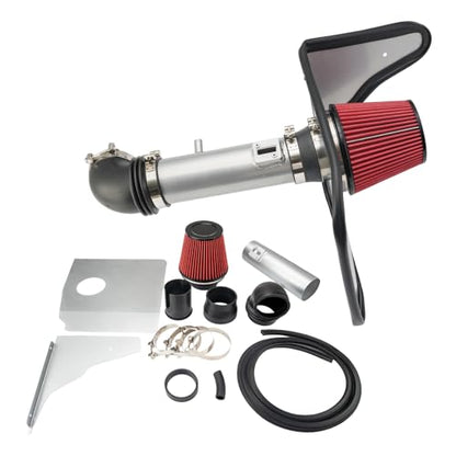 KAX 3" Cold Air Intake Kit Fit for 2012-2015 Chevrolet Camaro 3.6L - color: Red, size: 2012-2015 Chevrolet Camaro 3.6L