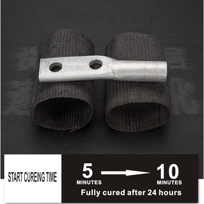Fiberglass Repair Kit Automotive Exhaust Pipe Repair Wrap 4" X 15ft (1 Roll)