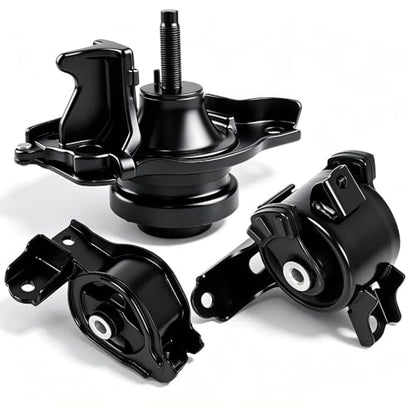 Engine Motor & Transmission Mount Set 3PCS Compatible with 2007-2008 Honda Fit 1.5L, Replaces A4552 A4537 AM500, Front Right Rear Left Support - style: 2007-2008 Honda Fit 1.5L