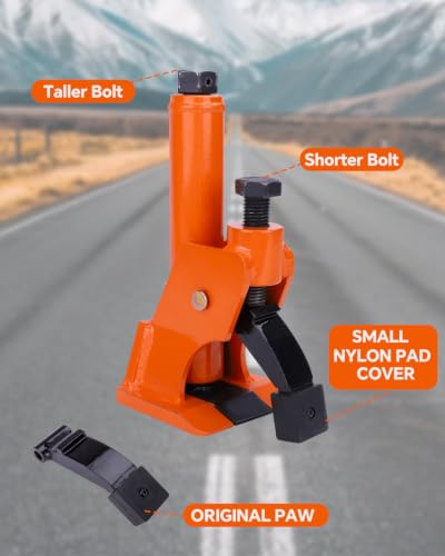 Manual Tire Bead Breaker Tool, Heavy Duty Tire Changer for 38–42 Inch Tires, Tire Bead Removal and Changing Tool for ATV, UTV, Tractor, Truck, Golf Cart with Gloves