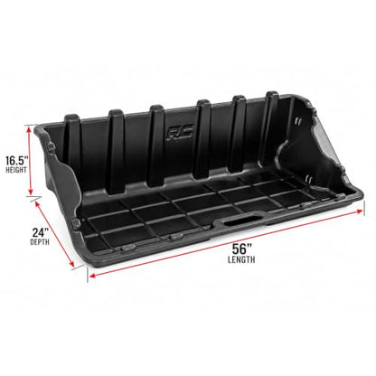 Rough Country Truck Bed Cargo Storage Box - size: 56-Inch Bed Opening | Full Size Bed
