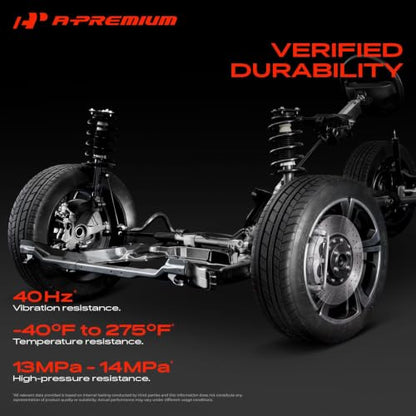 A-Premium Front Left and Right Side Disc Brake Caliper with Bracket - style: Front Driver and Passenger