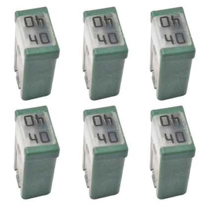 40A 32V Mini Slotted Automotive MCASE Shaped Cartridge Fuse Kit - size: 40A
