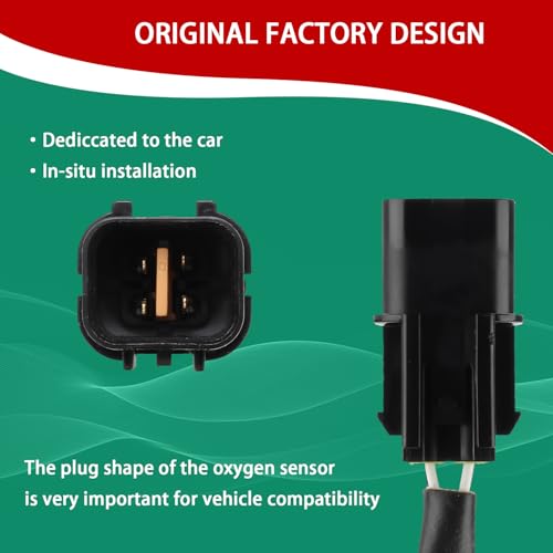O2 Oxygen Sensor Heated Air Fuel Ratio Compatible with Hyundai Elantra GT Veloster Kia Soul L4 1.6L 2.0L Replace# 234-4239 - size: 234-4239