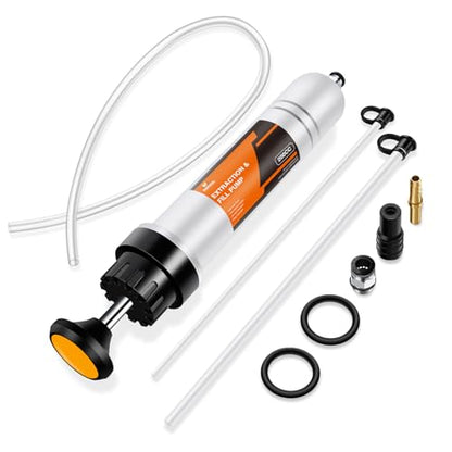 YSTOOL 200CC Manual Fluid Extractor & Fill Syringe Kit 46" Hoses in Total