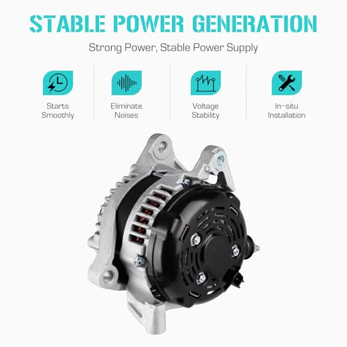 New Alternators 3.7 3.7L fit for Jeep Liberty 2010 2011 2012, fit for Dodge Nitro 2011, AND0608, ‎05149275AA, 11504,421000-0780, 5149275AA