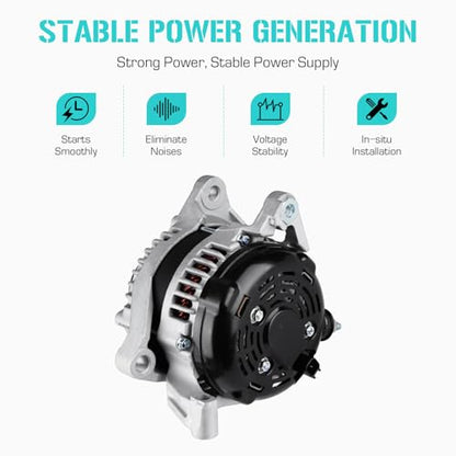 New Alternators 3.7 3.7L fit for Jeep Liberty 2010 2011 2012, fit for Dodge Nitro 2011, AND0608, ‎05149275AA, 11504,421000-0780, 5149275AA