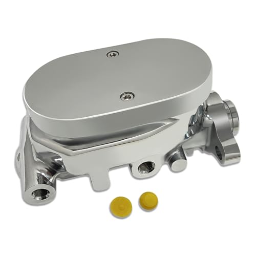 Aluminum Brake Master Cylinder 1 1/8" Bore with Smooth Cap