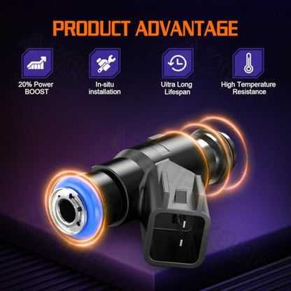 Fuel Injector for GMC Sierra 1500/Savana/Yukon (2010-2017) 4.8L 5.3L 6.0L - size: For Savana 1500/Yukon 5.3L Flex (2010-2014)