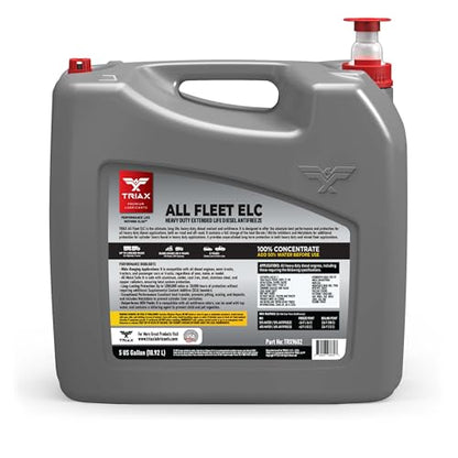 Triax All Fleet HD ELC NOAT, Coolant & Antifreeze, Diesel Extreme HD 1 Million Mile, 8 Year, 20,000 HRS, CAT EC-1, Concentrate (5 Gallon) - size: 5 Gallon