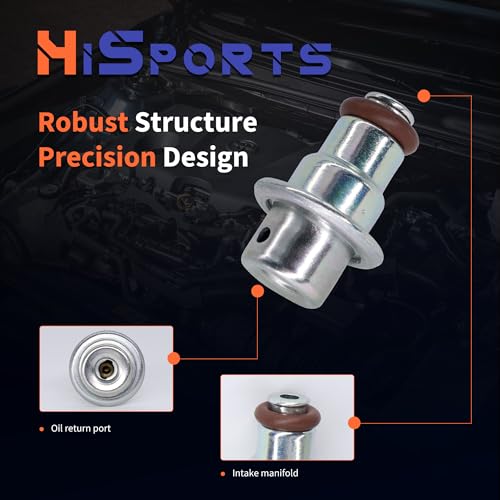 HiSport 2328022010 Fuel Injection Pressure Regulator, 3 Bar - size: HSFPR4129