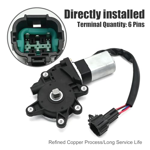 80731-ED000 Power Window Lift Motor for Front Left Driver Side Window Motor Replacement for Nissan Versa Sedan 2007-2012 Replace#80731-ED00A