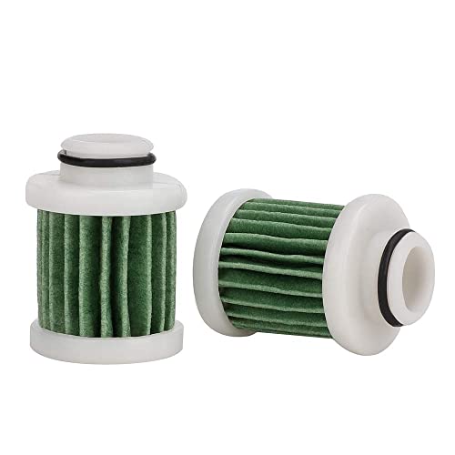 2PCS Primary Fuel Filter Element Compatible with Yamaha # 6D8-WS24A-00-00