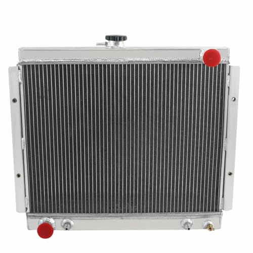 Automotive Replacement Engine Radiators 4 Row Radiator Shroud Fan with Thermostat Relay Kit For Toyota Pickup 4Runner 2.4L L4 1984-1995 Aluminum Radiator Fan - size: 4 Row Radiator+Cap+Shroud Fan+Relay Kit(AT)