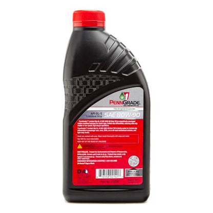 Penn Grade 1, 77326, Limited Slip GL-5 Gear Oil SAE 80W-90, 1 Quart (4 Pack) - size: 4 Pack
