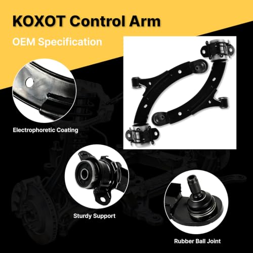 2pc Front Lower Control Arm Ball Joint Compatible with Ford Mustang 2010 2011 2012 2013 2014#OE K622155 K622156 - size: 2PC-14 Mustang GT&10-14 Mustang&More